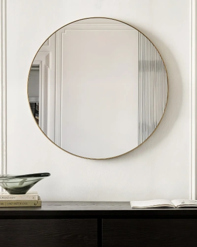 Круглое зеркало в раме "Нолан" - S
