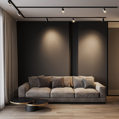 Basic System Comel Трековый поворотный светильник 10W 4200K черный 85210/01 фото 3