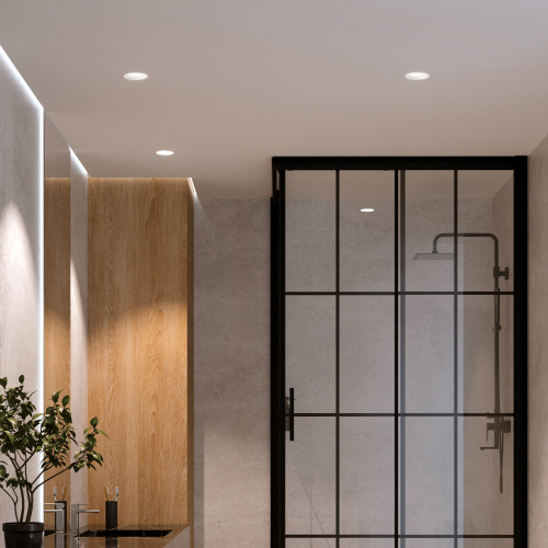 Светильник встраиваемый светодиодный Arco 12W 3000K белый IP44 15274/LED фото 4