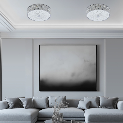 Citilux Портал CL32413G1 LED RGB Люстра хрустальная с пультом Хром фото 17 Citilux Портал CL32413G1 LED RGB Люстра хрустальная с пультом Хром фото 17