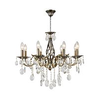 Подвесной светильник Escada 2107/8P E14*40W Antique Brass