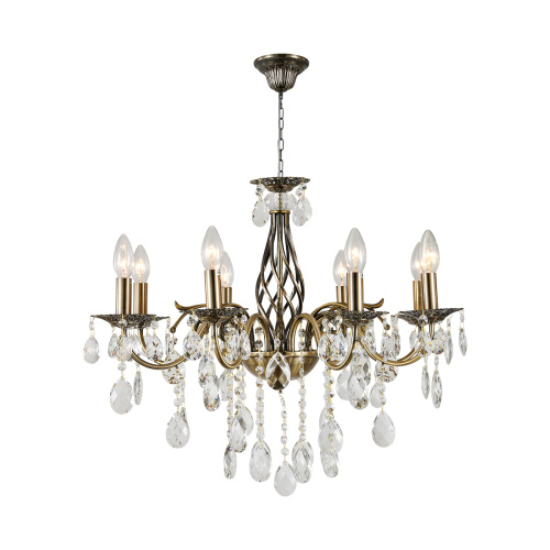 Подвесной светильник Escada 2107/8P E14*40W Antique Brass