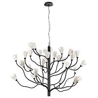 5090/30 MODERN ODL25 553 черный матовый/белый/фарфор Люстра G4 LED 30*5W GARDI