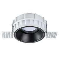 G214607 Светильник DOMINO ROUND MR16 ЧЁРНЫЙ (214610+214607)