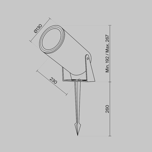 Ландшафтный светильник Outdoor O050FL-L30GF3K фото 3