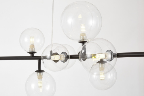 Подвесной светильник Lumina Deco LDP 7033-10 BK+CL фото 2 Подвесной светильник Lumina Deco LDP 7033-10 BK+CL фото 2