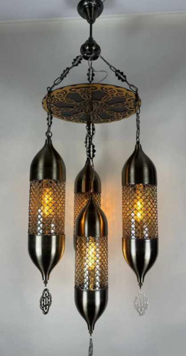 Люстра подвесная Alfa Light F1524-14 AB