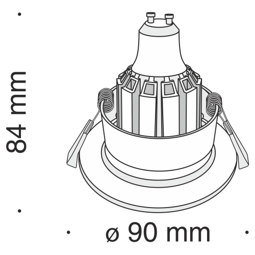 Встраиваемый светильник Technical DL041-01B фото 3 Встраиваемый светильник Technical DL041-01B фото 3