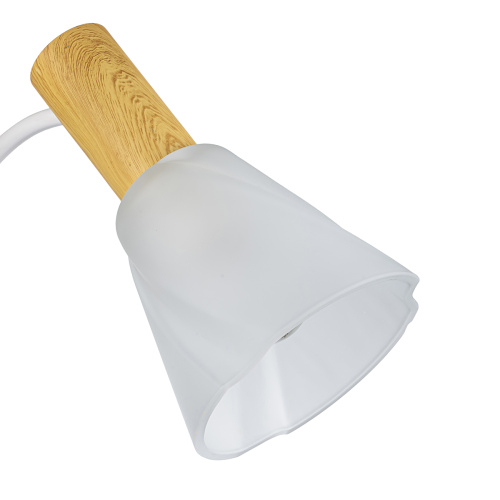 Светильник на штанге Escada 1131/3P E14*40W White/Wood фото 3 Светильник на штанге Escada 1131/3P E14*40W White/Wood фото 3