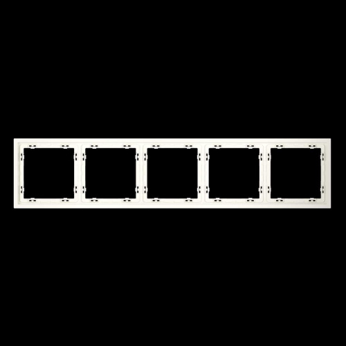 Рамка пластиковая S70 на 5 пост, (хлопок) Voltum VLS100513 Рамка пластиковая S70 на 5 пост, (хлопок) Voltum VLS100513