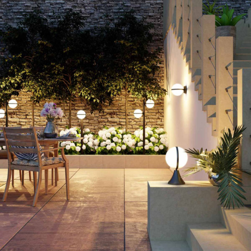 Уличный настенный светильник Odeon Light Nature Lomeo 4832/1W фото 6