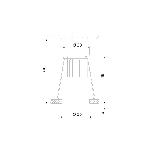 Встраиваемый светодиодный светильник 15269/LED фото 2