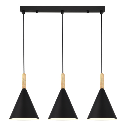 SLE1255-403-03 Светильник подвесной Черный/Черный E27 3*40W ARKET фото 4 SLE1255-403-03 Светильник подвесной Черный/Черный E27 3*40W ARKET фото 4