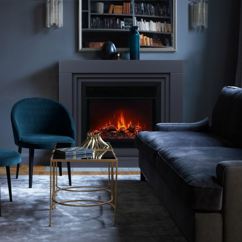 Каминокомплект STANLEY/НЕО Графит с очагом Электроочаг MOONBLAZE LUX/МУНБЛЕЙЗ фото 3