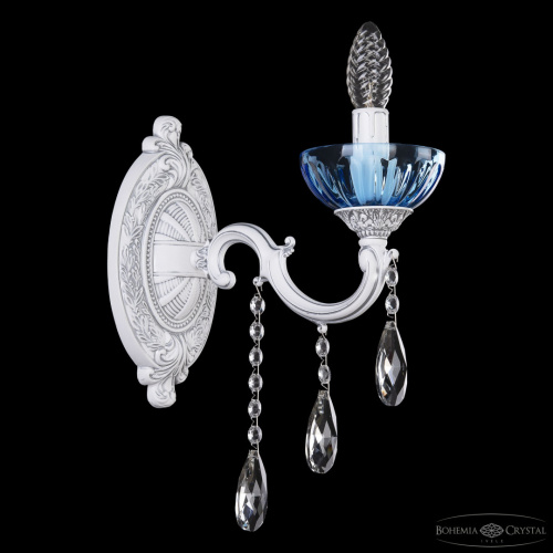 Бра с хрустальными подвесками AL7801B10/1/175 B WMN P Aquamarine/M-1H Bohemia Ivele Crystal (Богемия Ивеле Кристалл) фото 6