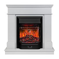 Электрокамин RealFlame Selena STD GR платиновый с очагом Majestic Lux Black RC