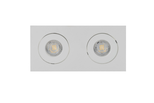 DK2020-WH Встраиваемый светильник, IP 20, 50 Вт, GU10, белый, алюминий фото 3