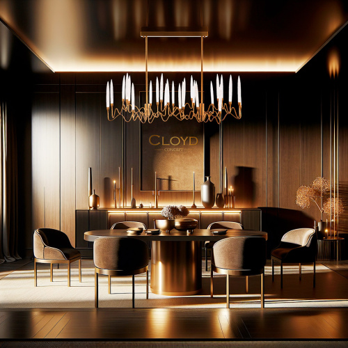 Люстра Cloyd ZOAR C26 / шир. 120 см - латунь (арт.10407) Люстра Cloyd ZOAR C26 / шир. 120 см - латунь (арт.10407)