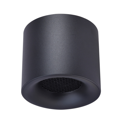 ST761.433.10 Светильник потолочный черный LED 1*10W 3000K 530Lm Ra 36° IP20 D80xH70 170-240VV Накладные светильники фото 2