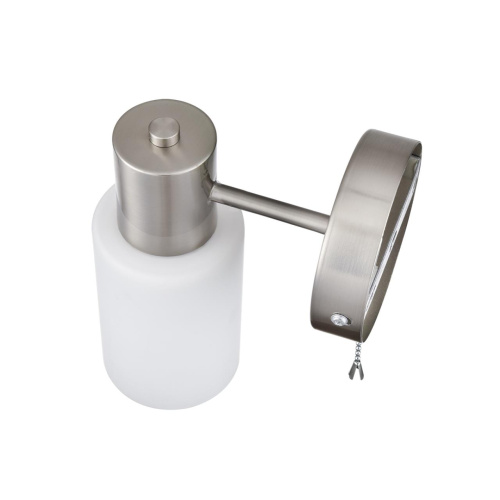 8099/1W COMFI LN26 105 никель/белый металл/стекло Бра Е14 1*40W 220V MAVE фото 2 8099/1W COMFI LN26 105 никель/белый металл/стекло Бра Е14 1*40W 220V MAVE фото 2