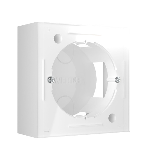 Коробка для накладного монтажа белый W8000001 Коробка для накладного монтажа белый W8000001