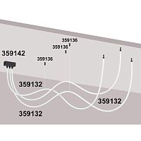 359132 KONST NT23 084 черный Светильник светодиодный IP20 LED 3000K 38W 170-265V 3800Лм RAMO