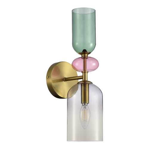 SL2000.201.01 Бра ST-Luce Золотистый/Дымчатый E14 1*40W GEA фото 2