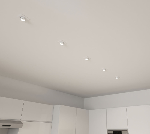 DK3121-WH Встраиваемый светильник, IP20, до 15 Вт, LED, GU5,3, белый, пластик фото 7