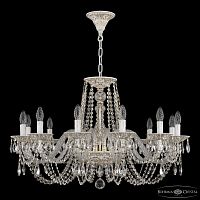 Люстра с хрустальными подвесками AL16302/12/300 WMG Bohemia Ivele Crystal (Богемия Ивеле Кристалл)