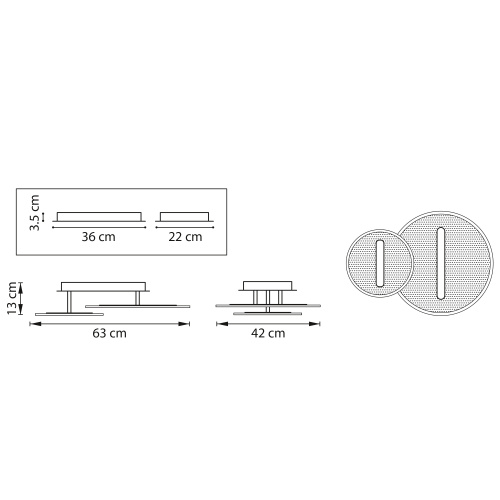 738053 Люстра ACRILE 33W LED 2691LM 120G ЗОЛОТО 3000K фото 10 738053 Люстра ACRILE 33W LED 2691LM 120G ЗОЛОТО 3000K фото 10