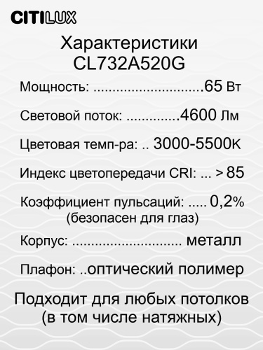Citilux Стратус Смарт CL732A520G RGB Умная люстра фото 14 Citilux Стратус Смарт CL732A520G RGB Умная люстра фото 14