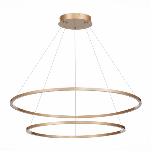 ST605.243.91 Светильник подвесной ST-Luce Золотистый/Белый LED 1*91W 4000K Подвесные светильники фото 2