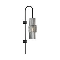 5016/1W MODERN ODL23 405 черный/дымчатый металл/стекло Бра E14 1*40W PIMPA