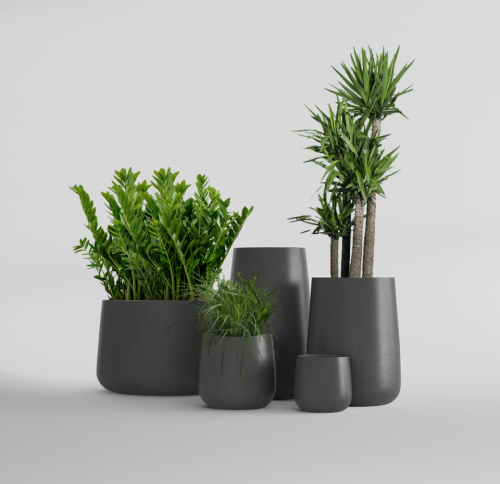 Кашпо CONE NERO фото 5 Кашпо CONE NERO фото 5