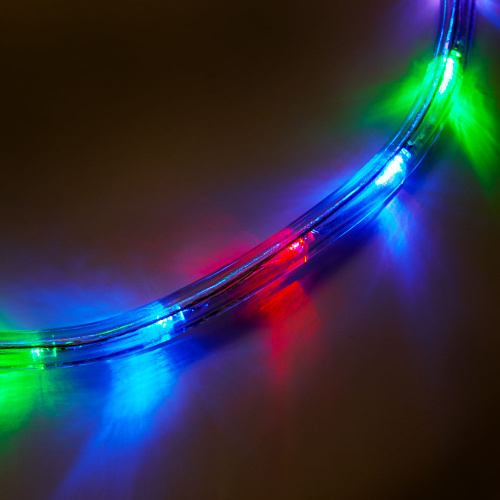 Дюралайт светодиодный Feron LED-R2W 2-х жильный, RGB 1,44Вт/м 24LED/м 50м 230V фото 9