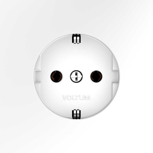 Розетка встраиваемая Voltum S70 с заземлением 16А, (белый матовый) VLS040102 Розетка встраиваемая Voltum S70 с заземлением 16А, (белый матовый) VLS040102