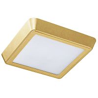 216832 Светильник URBANO SQ LED 20W 1480LM 115G ЗОЛОТО 3000K IP65