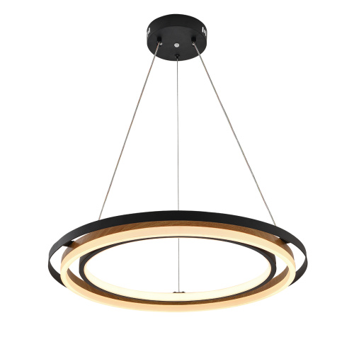 Подвесной светильник Escada 10248/2 LED*82W Black/Wood фото 4 Подвесной светильник Escada 10248/2 LED*82W Black/Wood фото 4