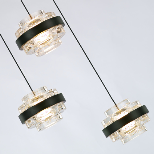 Подвесной светильник MD22030002-3A black/clear фото 3