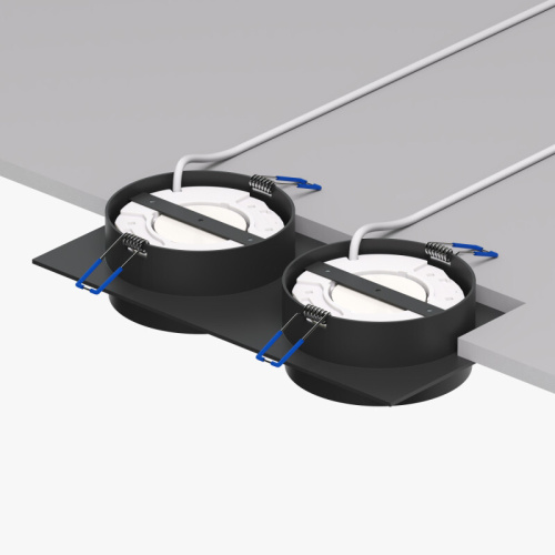 DK2092-BK Встраиваемый светильник FLAT, IP 20, до 15 Вт, GX53, LED, черный, алюминий фото 3