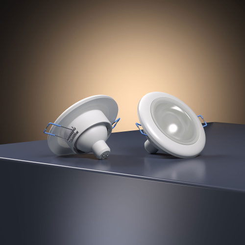 Влагозащищенный точечный светильник 1080 MR16 WH белый фото 2