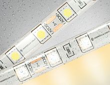 Светодиодная лента 12В 5050 60Led 14.4Вт/м 3000K IP65 5м