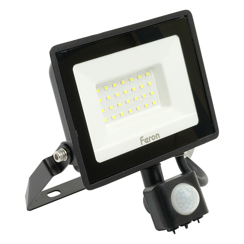 Светодиодный прожектор Feron с датчиком LL-907 IP65 30W 6400K