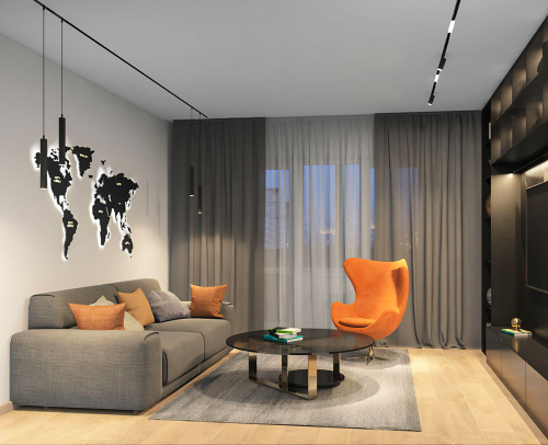 DK8008-BK Подвесной светильник SMART SPOT 9W DIM 2700K-6000K черный фото 6