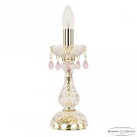 Настольная лампа с хрустальными подвесками 112L/1-27 G V7010 Bohemia Ivele Crystal (Богемия Ивеле Кристалл)