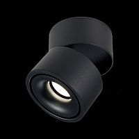 ST652.442.12 Светильник потолочный Черный LED 1*12W 4000K 1 000Lm Ra>90 36° IP20 D100xH105 170-240V Накладные светильники