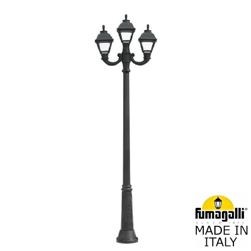 Fumagalli Садово-парковый фонарь FUMAGALLI RICU/OFIR/CEFA 2L+1 U23.157.R21.AXE27 фото 4 Fumagalli Садово-парковый фонарь FUMAGALLI RICU/OFIR/CEFA 2L+1 U23.157.R21.AXE27 фото 4