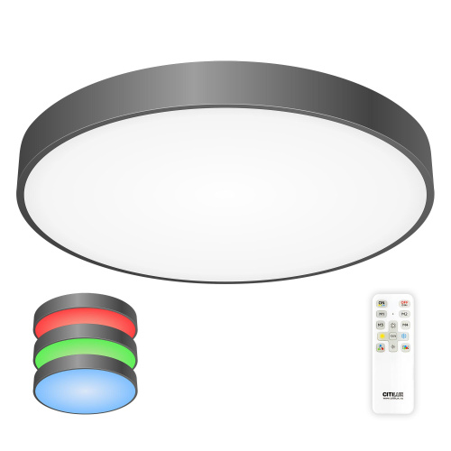 Citilux Купер CL724105G1 LED RGB Светильник с пультом Чёрный Citilux Купер CL724105G1 LED RGB Светильник с пультом Чёрный