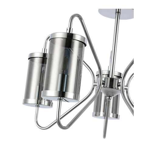 SLE102302-05 Светильник потолочный Хром/Дымчатый E14 5*40W VALIERI фото 2