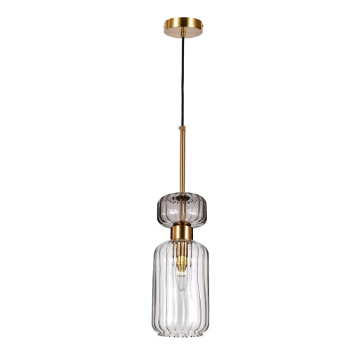 Подвесной светильник Escada 1141/1S E14*60W Antique copper/Smoke/Clear фото 2 Подвесной светильник Escada 1141/1S E14*60W Antique copper/Smoke/Clear фото 2